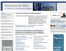 Tablet Screenshot of polizeivollzugsbeamte.de
